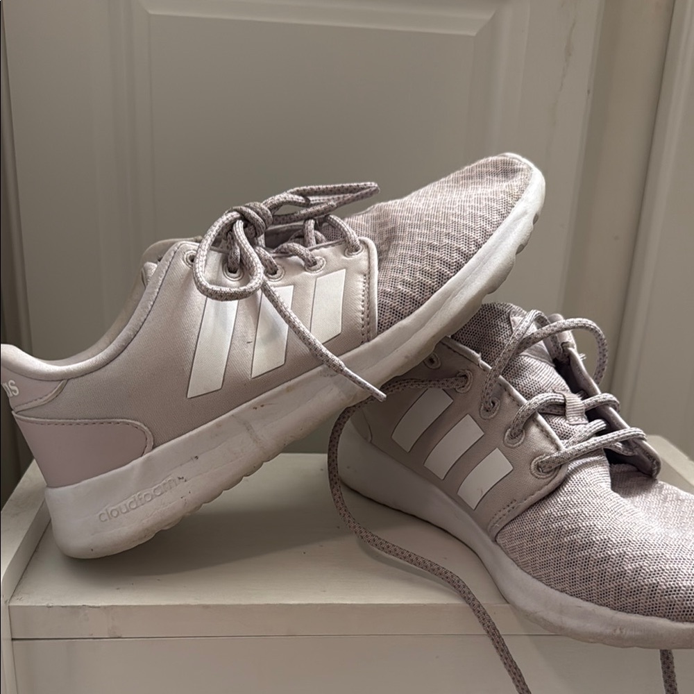 adidas Gray Sneakers with Cushioned Sole and Breathable Upper